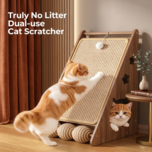 Truly No Litter Dual-Use Cat Scratcher