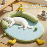 Cute Cartoon Cooling Pet Bed for Dogs & Cats - Image 3