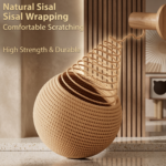 Oversized Sisal Cat Ball Toy – Scratching & Self-Play Toy - Image 4